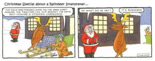 Interpreting Cartoon for Christmas